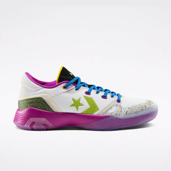 Converse G4 OX Men Basketball Shoes Sneakers New White Bright Pear 16891… - Picture 7 of 10